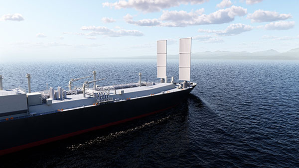 MOL Obtains AiP for ‘LNG Carrier Installing Wind Challenger’  MOL Turkey